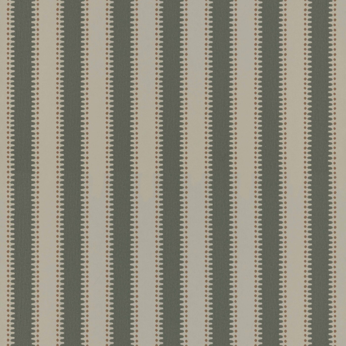 Make a stripe with jagged edges, add some dots and you’ll get a decorative, more playful striped wallpaper.