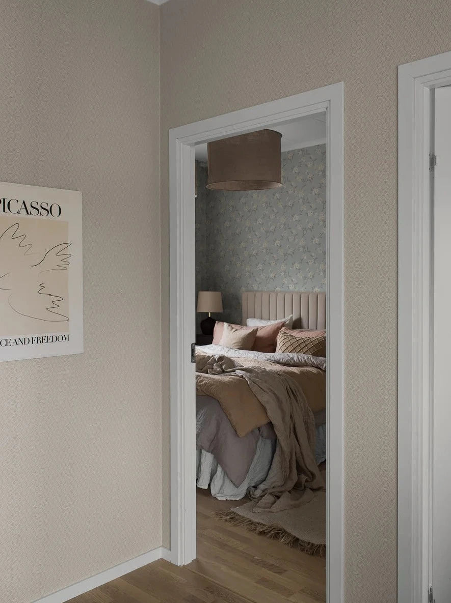 Infuse your home with warm and cosy expression with our Moa wallpaper delicately coloured in soft brown hues.