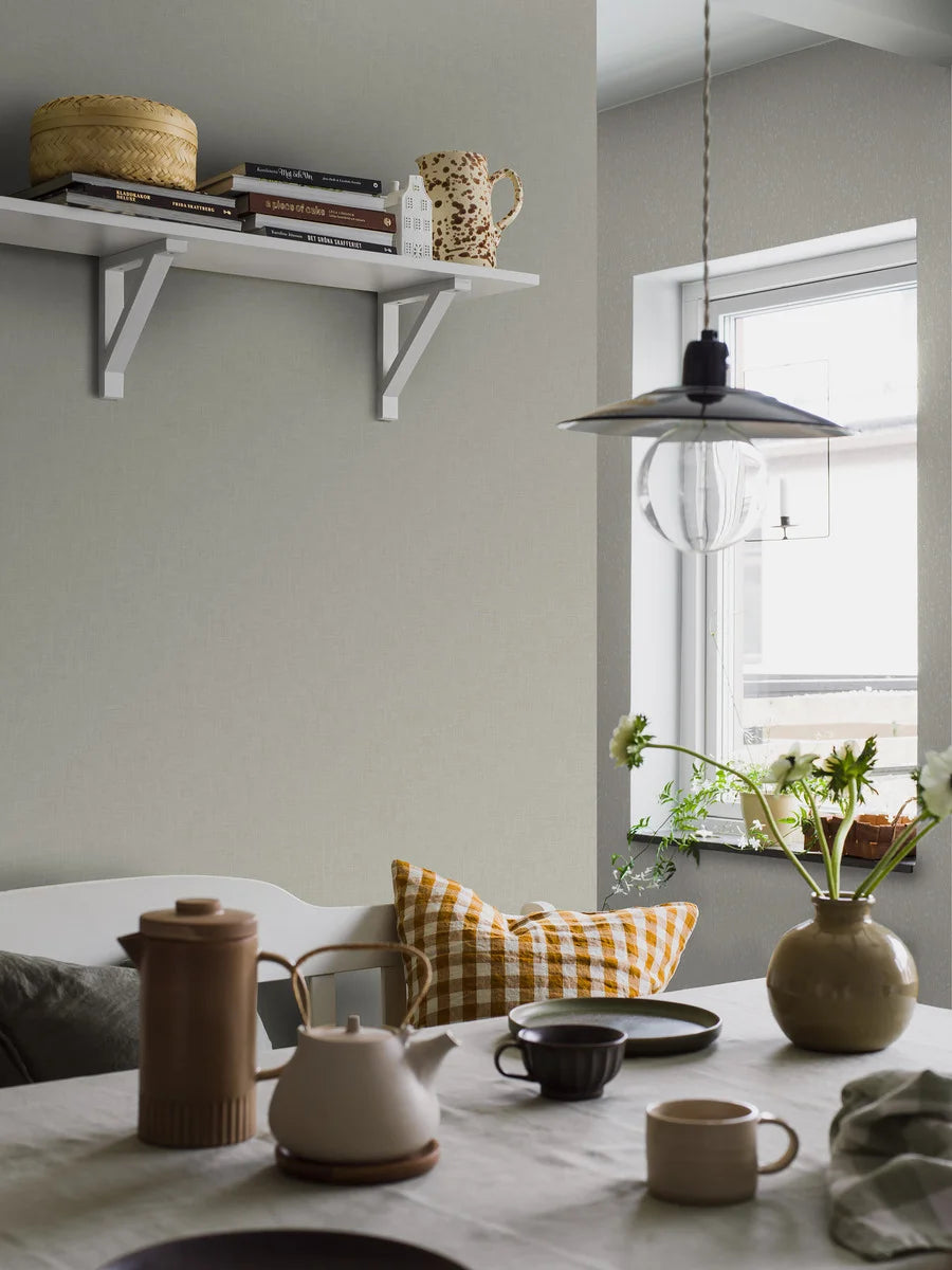 Add depth and life to your walls with our Vega wallpaper in a green hue.