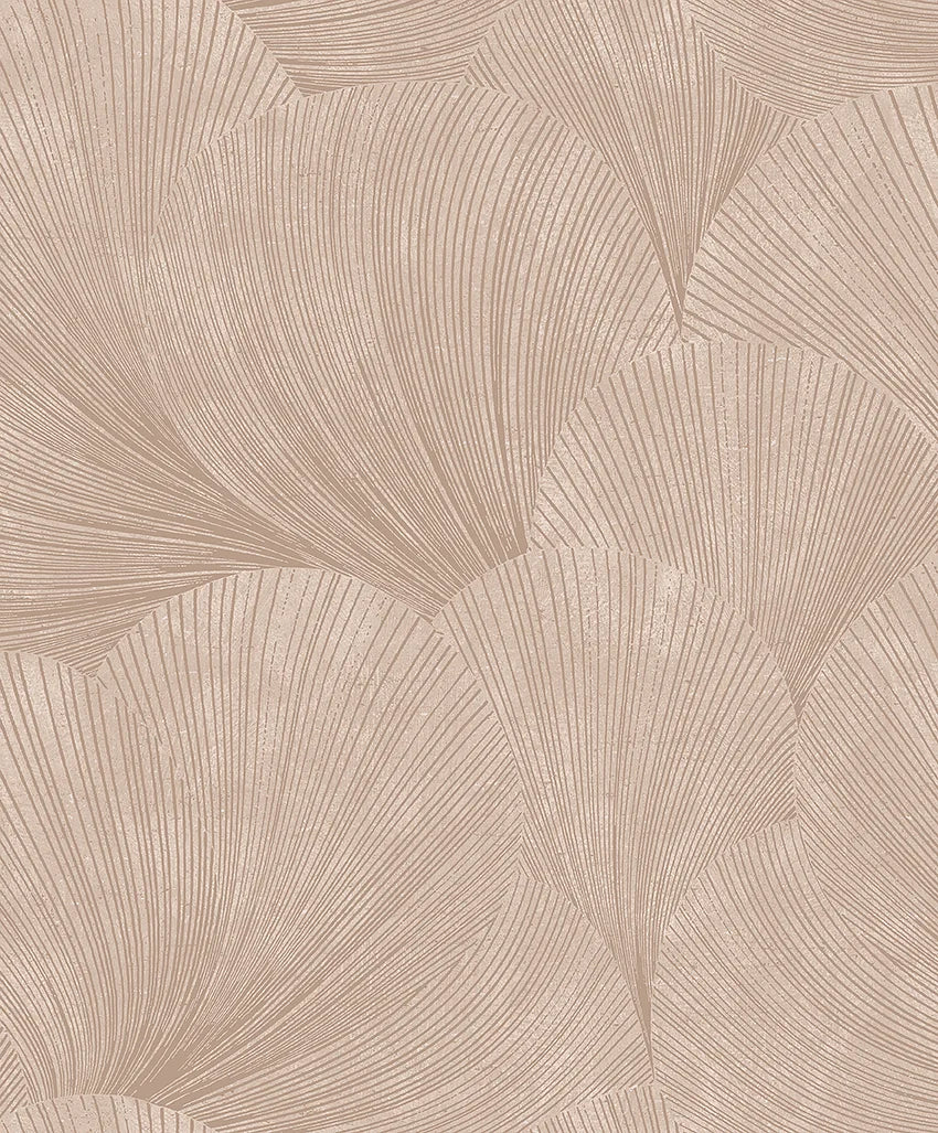 Colored in a pretty neutral pink tone, our Mirage wallpaper features a delicately drawn graphic pattern to add depth and volume to your interior.