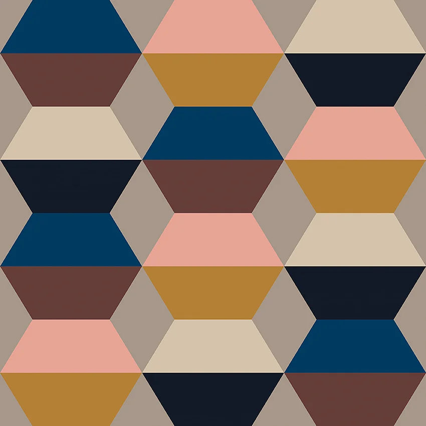 Elevate your space with our bold and beautiful Prisma wallpaper.
