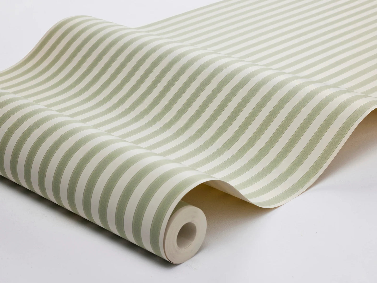 Mölle Stripe is a striped wallpaper inspired by the classic Swedish seaside town of Mölle in Skåne – known for its free-spirited bathing culture at the turn of the 20th century.