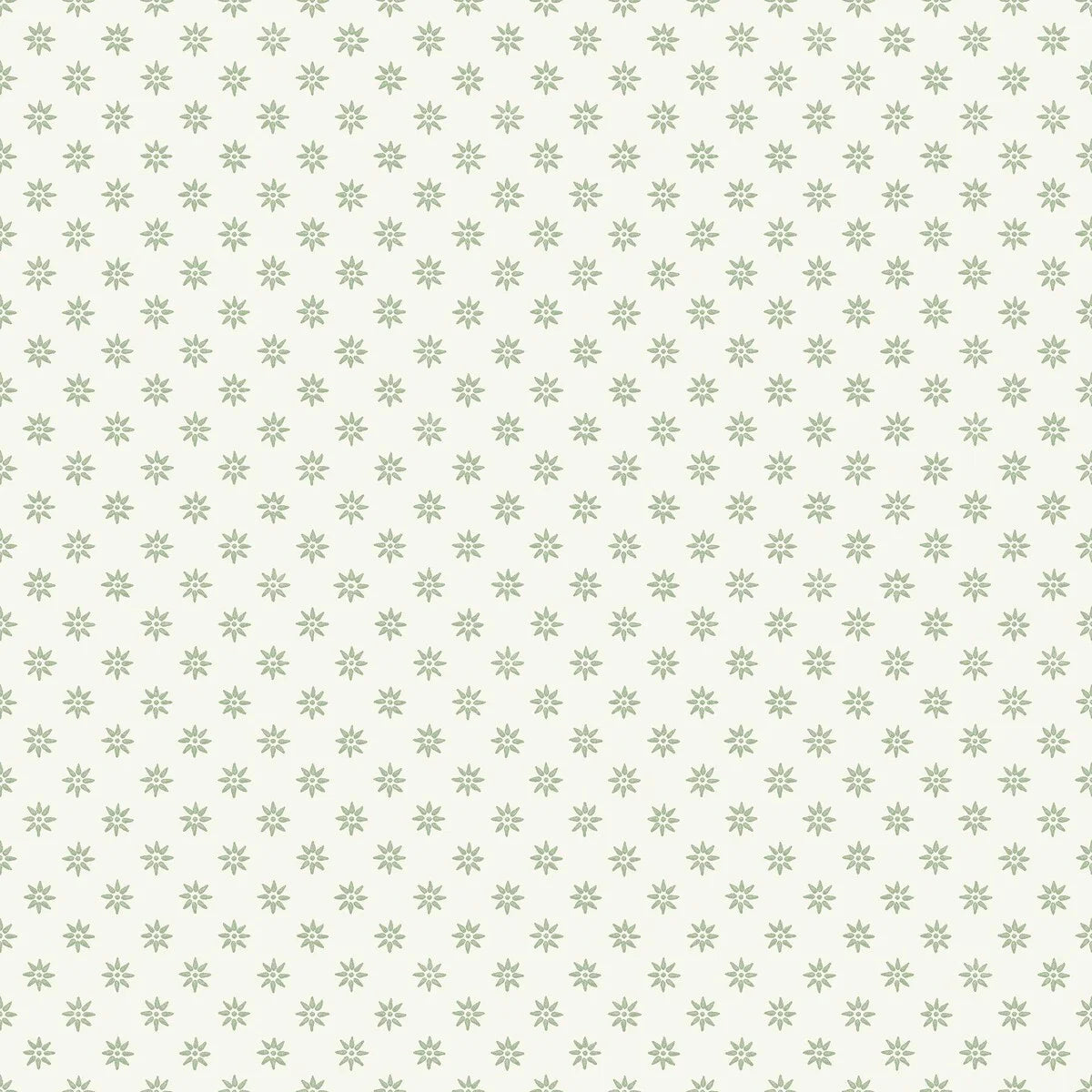 Subtle yet striking, our Skogsstjärna wallpaper pairs beige stars with a warm white background, reflecting the serene beauty of the springtime Swedish forest.