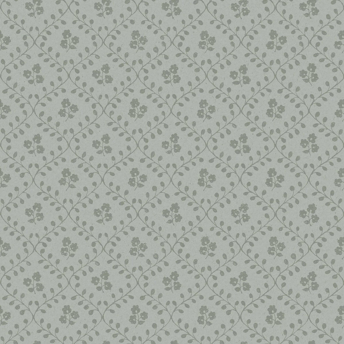 Colored on a tone-on-tone palette of grey green, our Idun wallpaper is contemporary and playful.