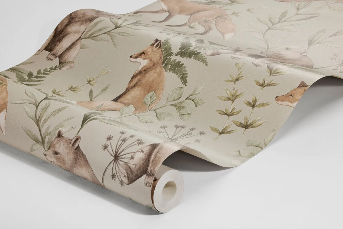 Wild Forest is a collaboration between Newbie’s design studio and Boråstapeter.