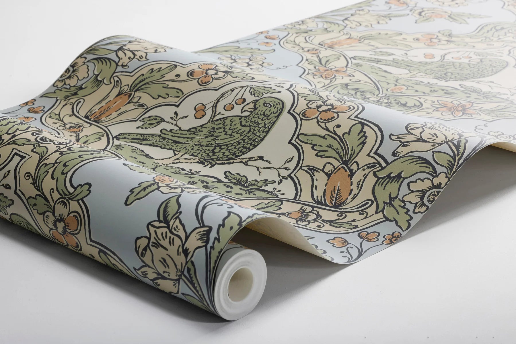 Donated to the Nordiska Museet in 1884, the 18th-century Skenninge wallpaper, is the oldest known Swedish-made wallpaper.
