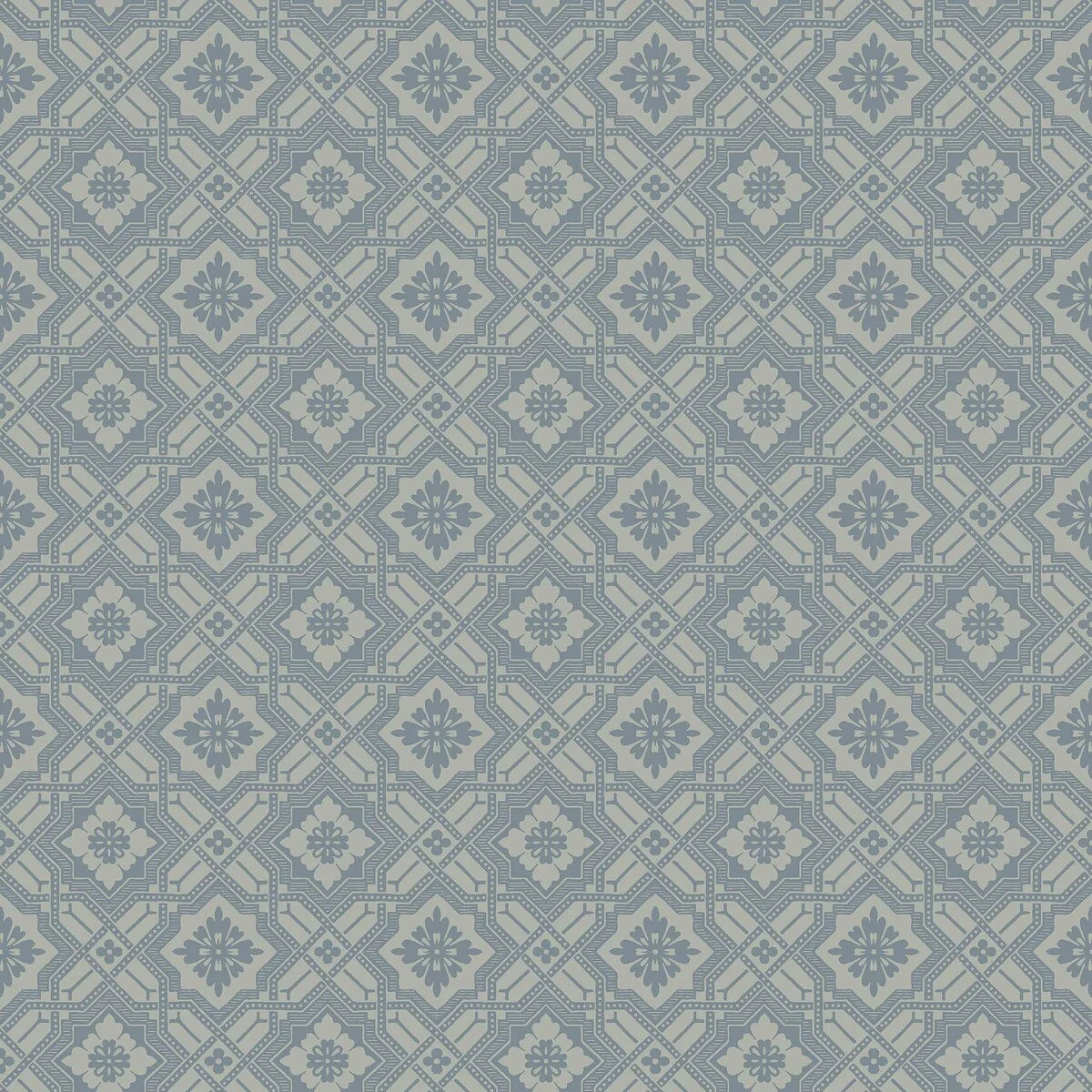 Colored in an exquisite blue that echoes the popular palettes of the early 20th century, our Friedrich wallpaper adds subtle texture and refined interest to any space.
