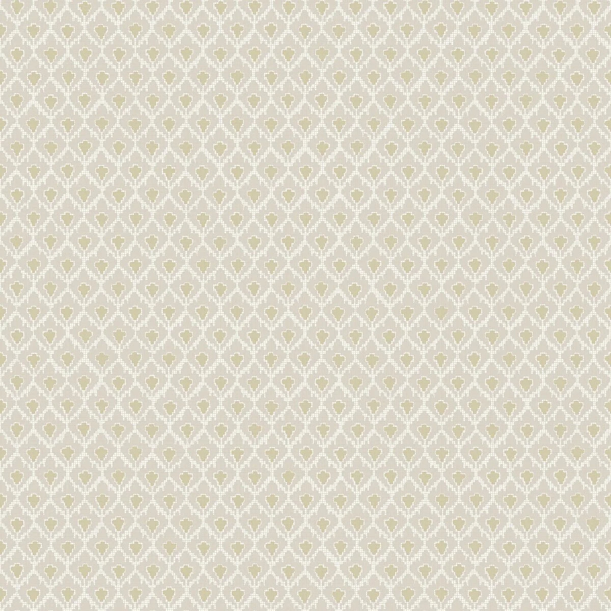 Set on a linen base with golden beige detailing, our Svea wallpaper has a subtle structure and woven tapestry effect.