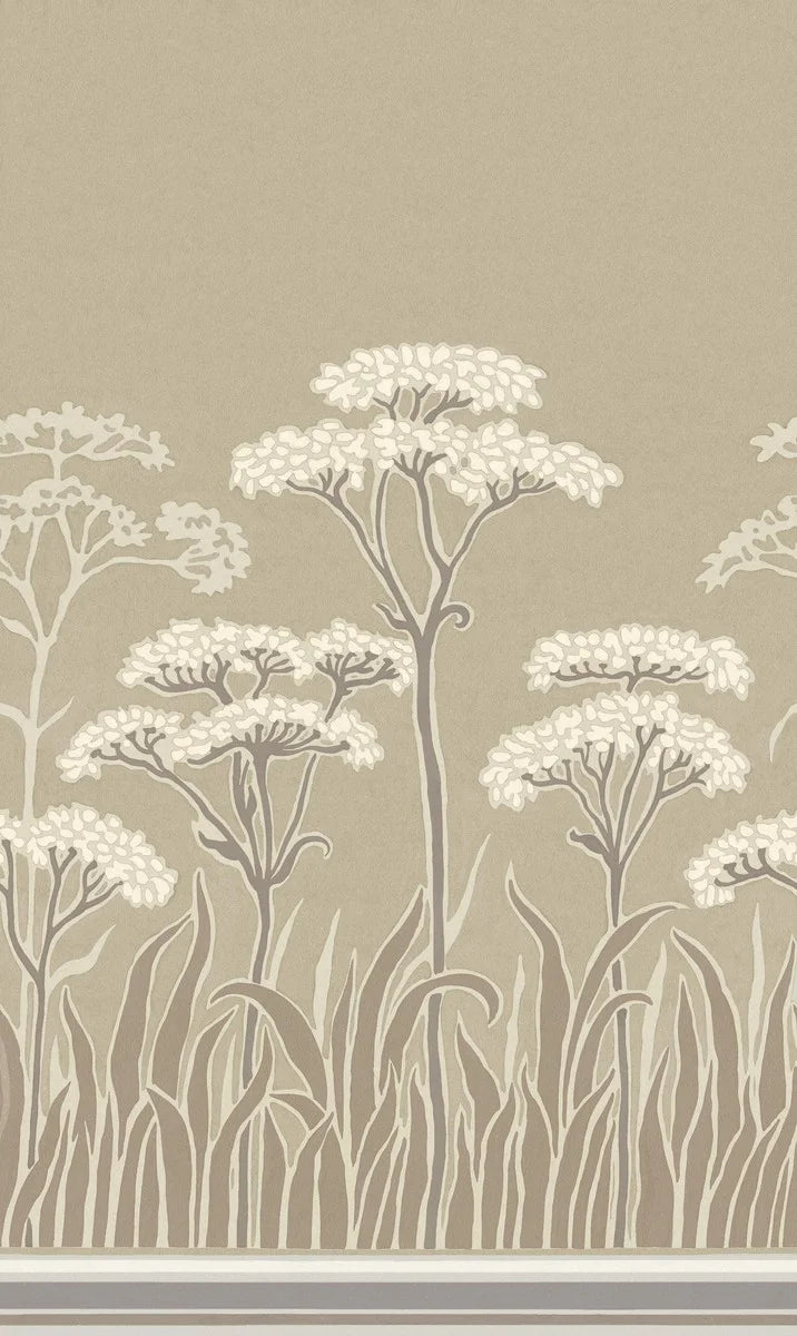 Here, the design is digitally printed in an enlarged scale, giving this delicate Art Nouveau wallpaper a more modern and slightly bolder expression. 