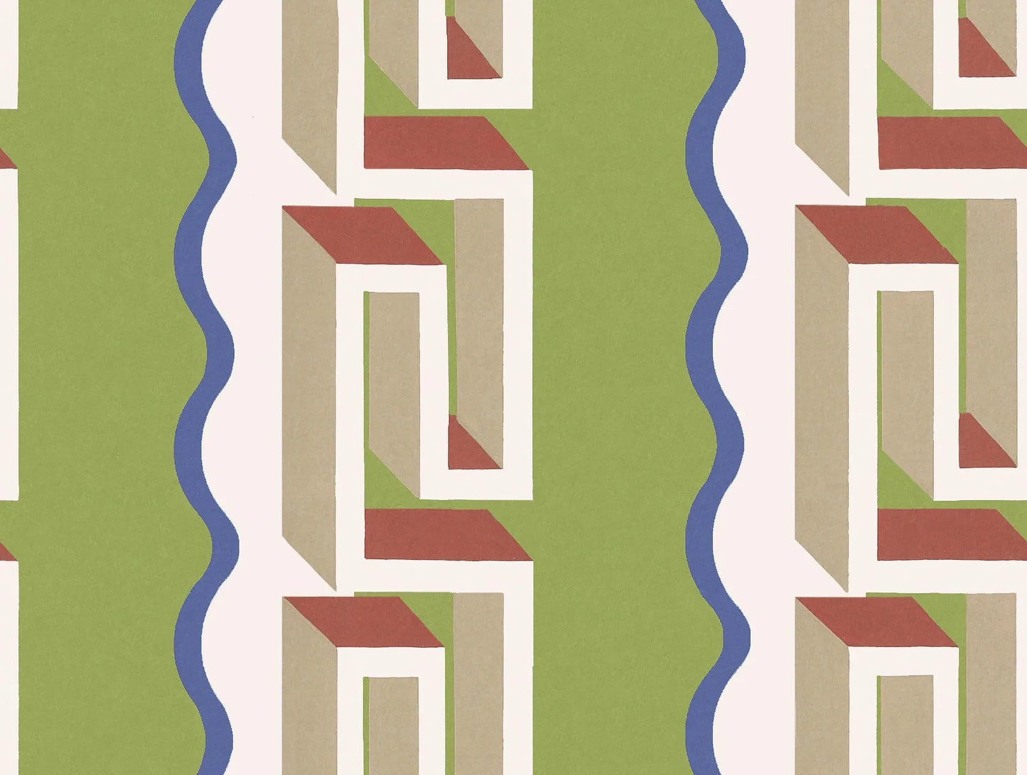 Wallpaper digitally printed, custom fit to your wall.