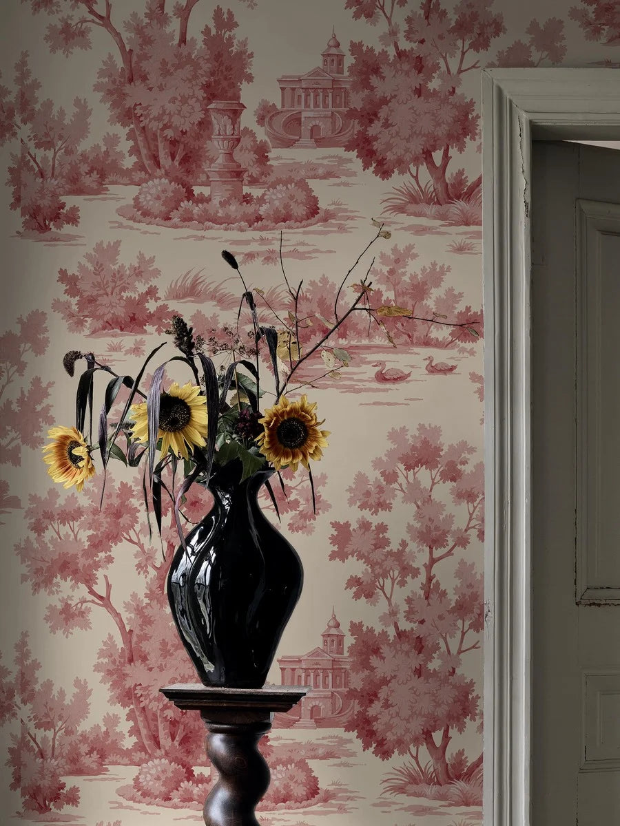 Grisaille is a reprint of a classic, timeless wallpaper from our historical archive.