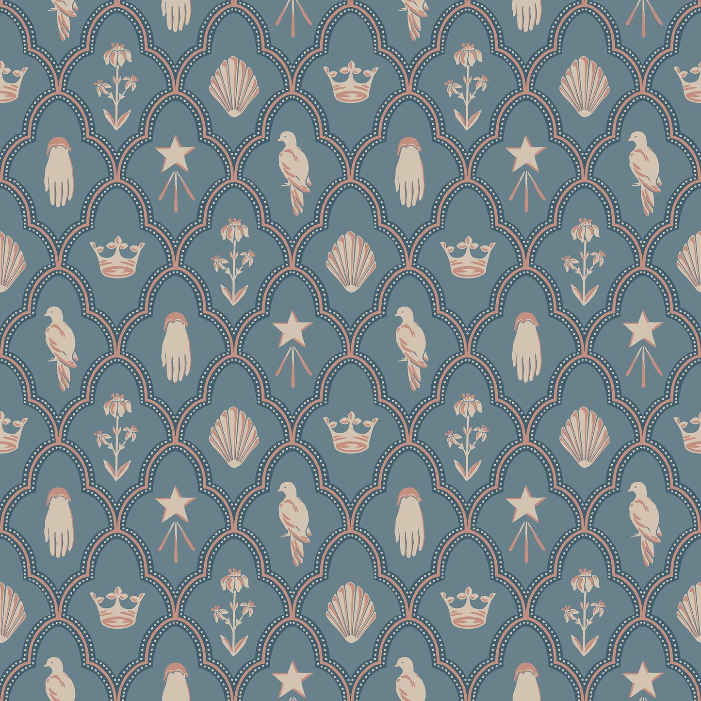 Turtledove Barn Indigo Blue - S10272