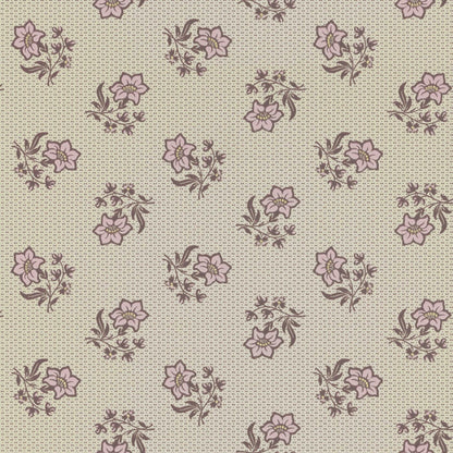 A beautifully stylistic floral wallpaper. Borrowed from an old Chinese woodblock printed textile, but with clear European influences. 