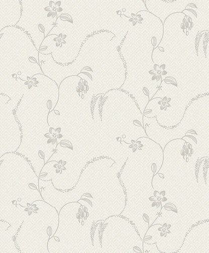 Timelessly elegant, our Elsie wallpaper is colored in bright and fresh tones of gray.