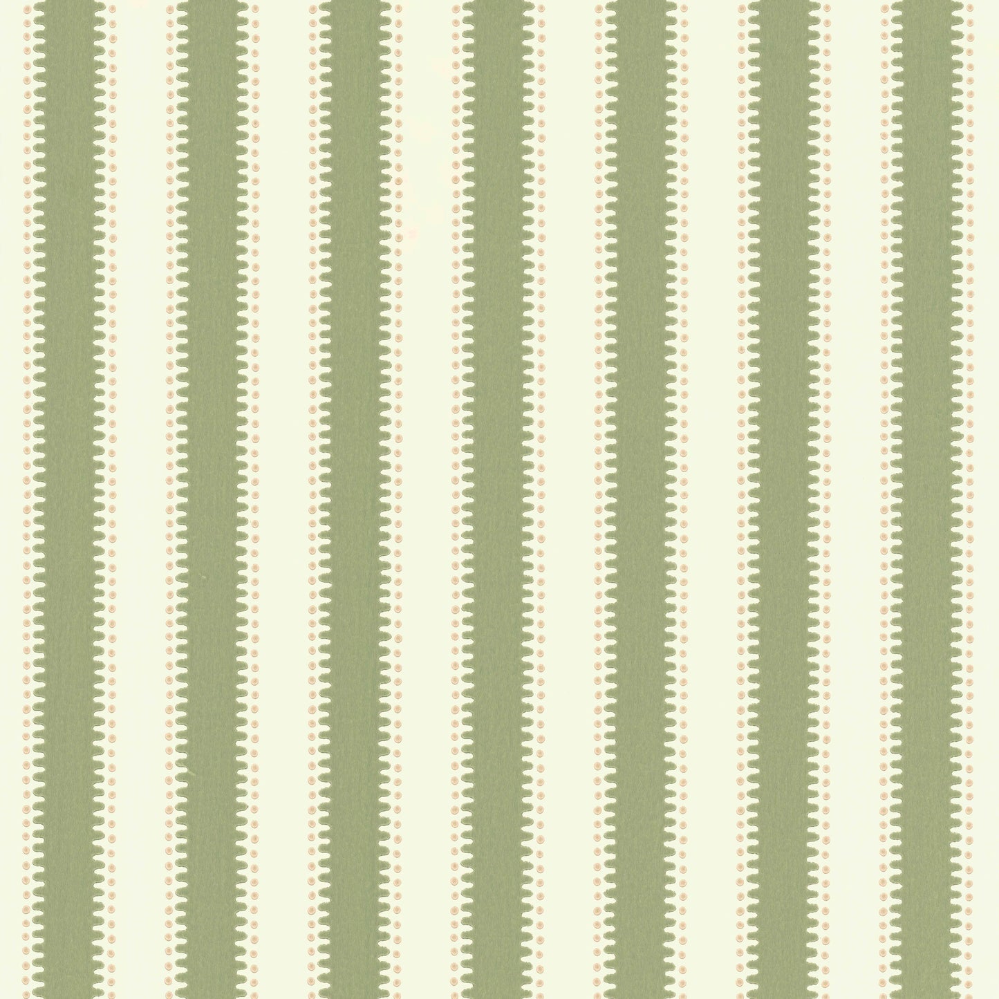 Make a stripe with jagged edges, add some dots and you’ll get a decorative, more playful striped wallpaper.
