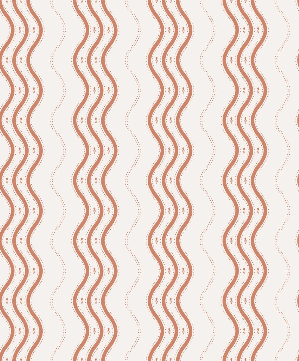 In collaboration with designer Johanna Bradford, we have developed this bold striped wallpaper design that is both unique, has a slightly humorous tone, and looks very stylish on the wall.