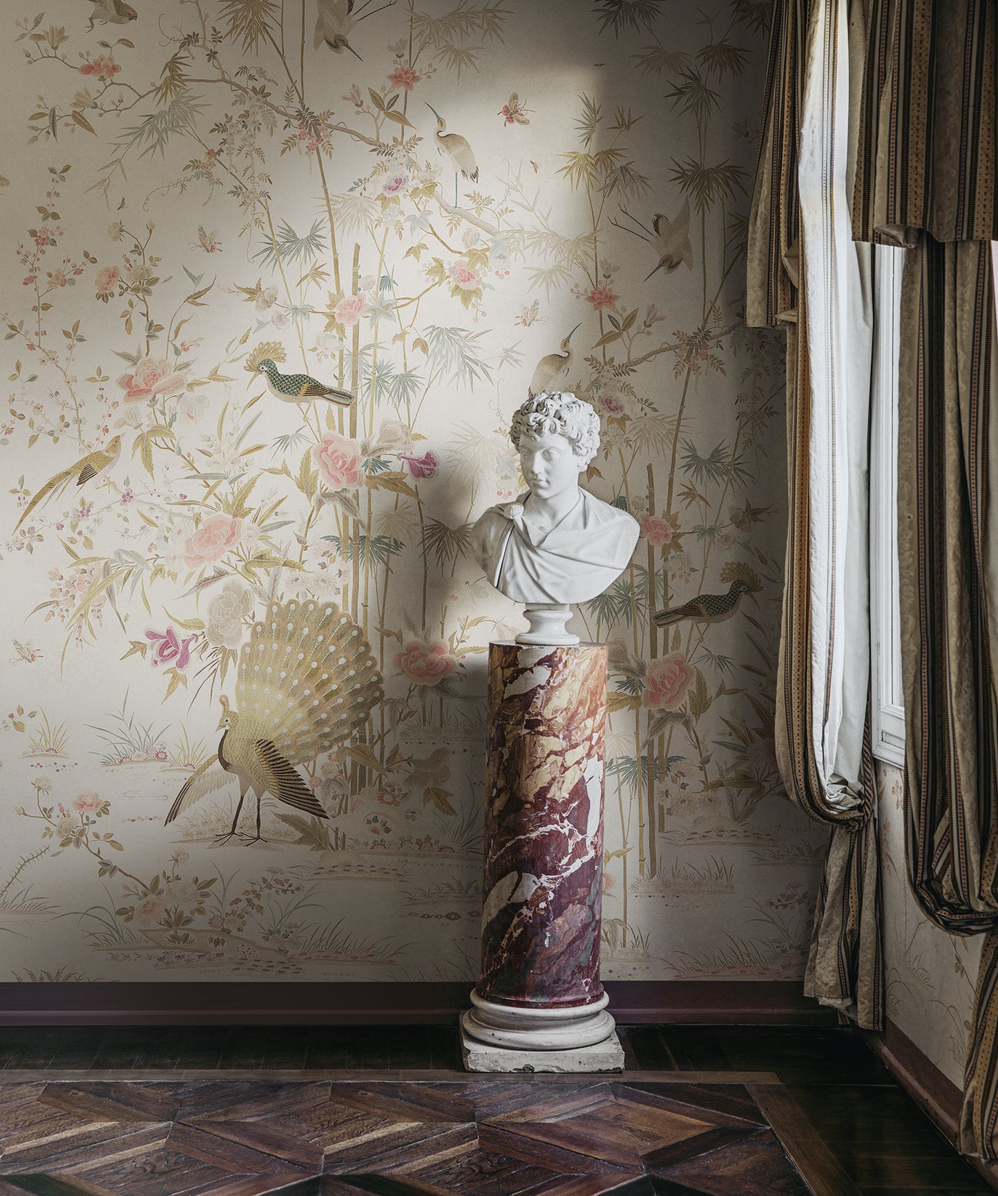 Chinoiserie Garden, Eggshell - S10415 Mural