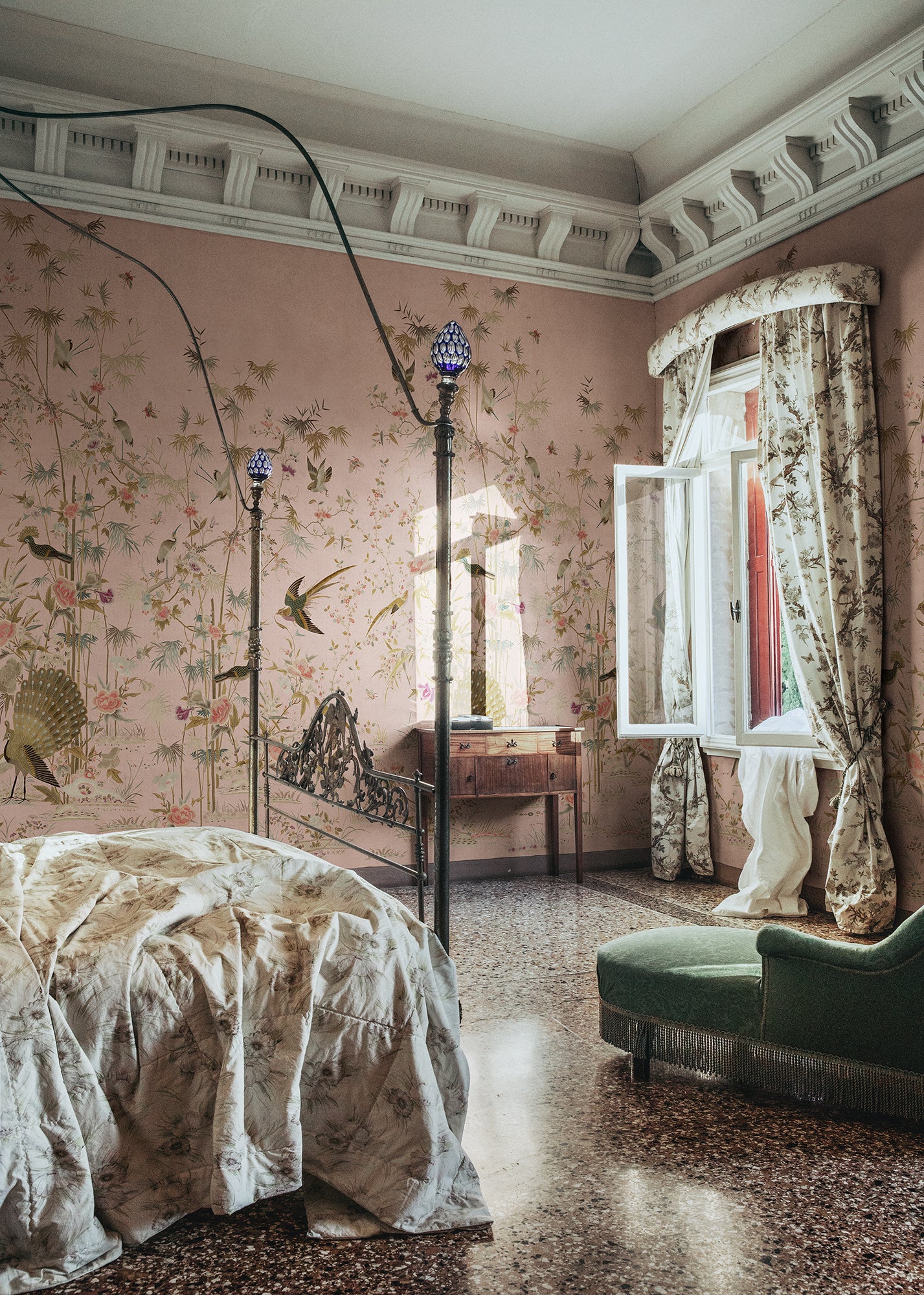 Chinoiserie Garden, Pink - S10417 Mural