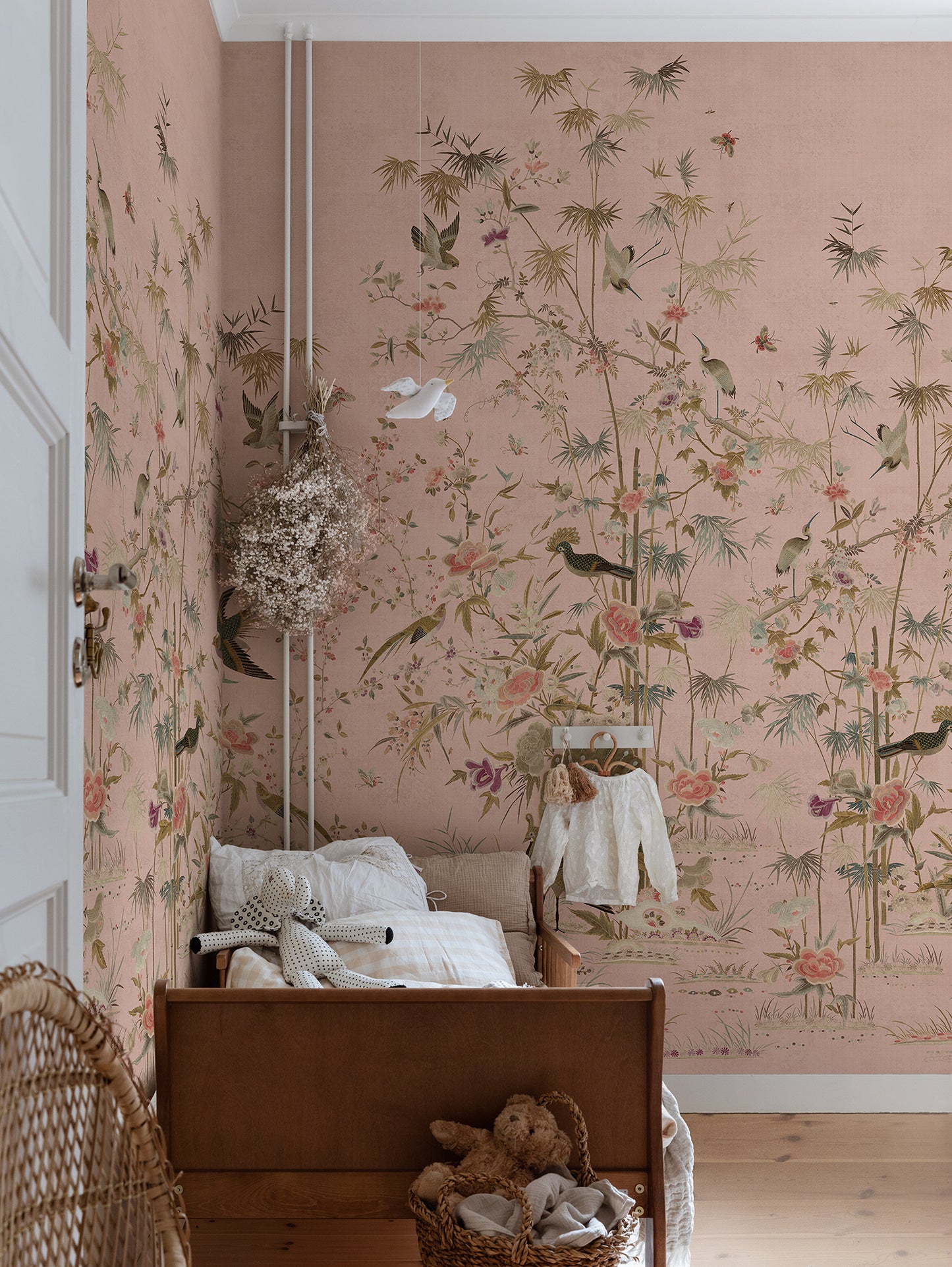 Chinoiserie Garden, Pink - S10417 Mural