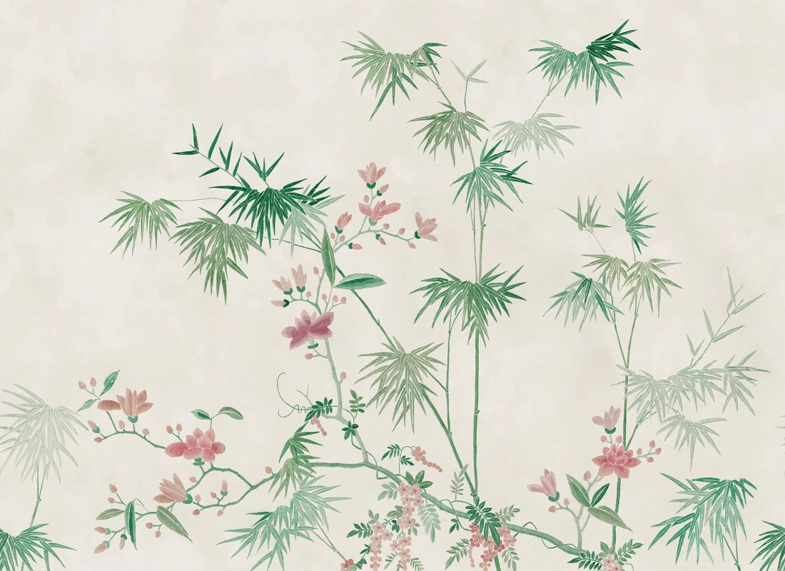 Bamboo Grove, Green - S10420 Mural