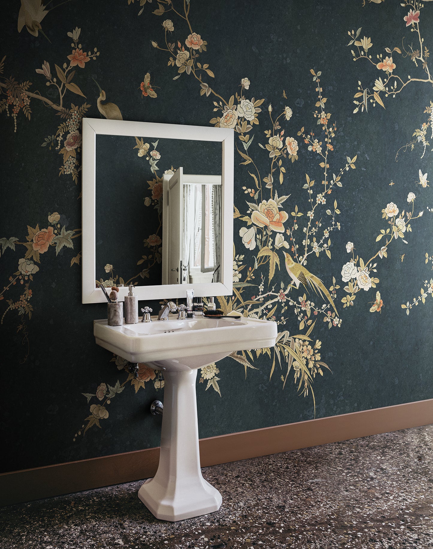 Bloom, Midnight Blue - S10428 Mural