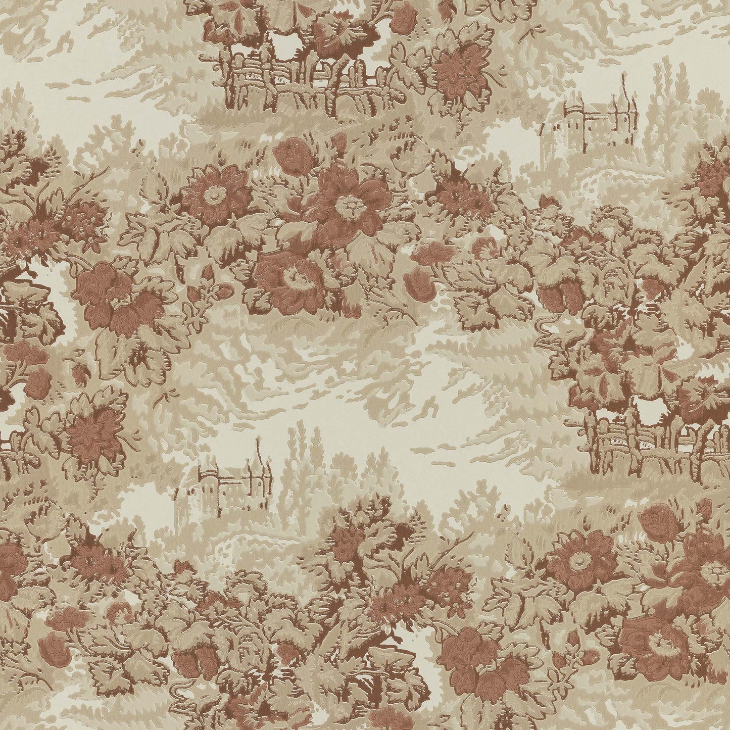 Slottstapet, Red - 355-68