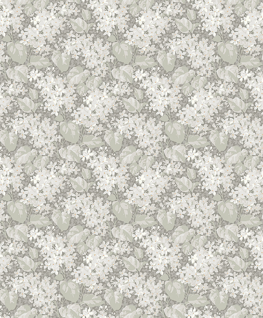 Colored in contrasting tones of warm grey, our Aratorp wallpaper is the epitome of early 20th century pattern style.