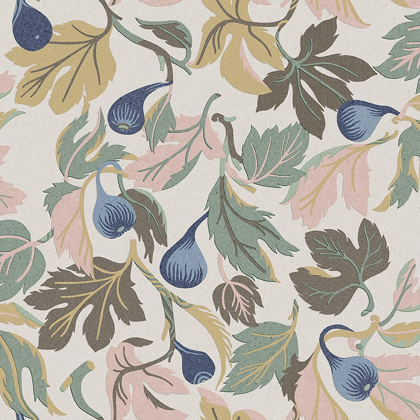 The wonderfully large-pattern wallpaper Figs was designed by Petra Börner