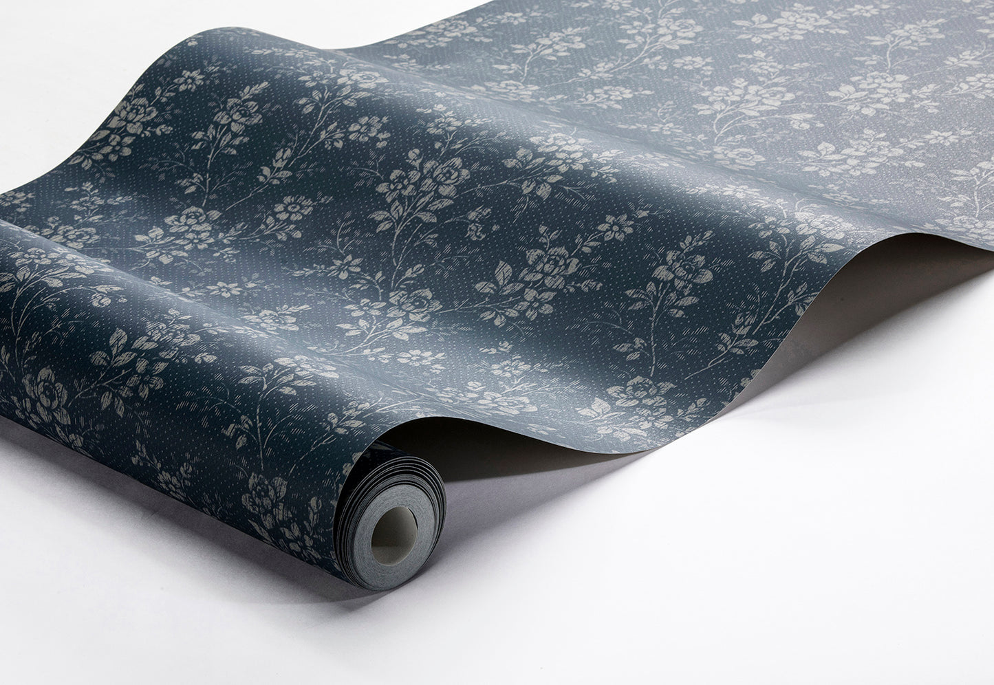 Hip Rose wallpaper is brimming with vintage elegance. Inspired by a traditional floral design of dainty wild rose blooms found in our archives