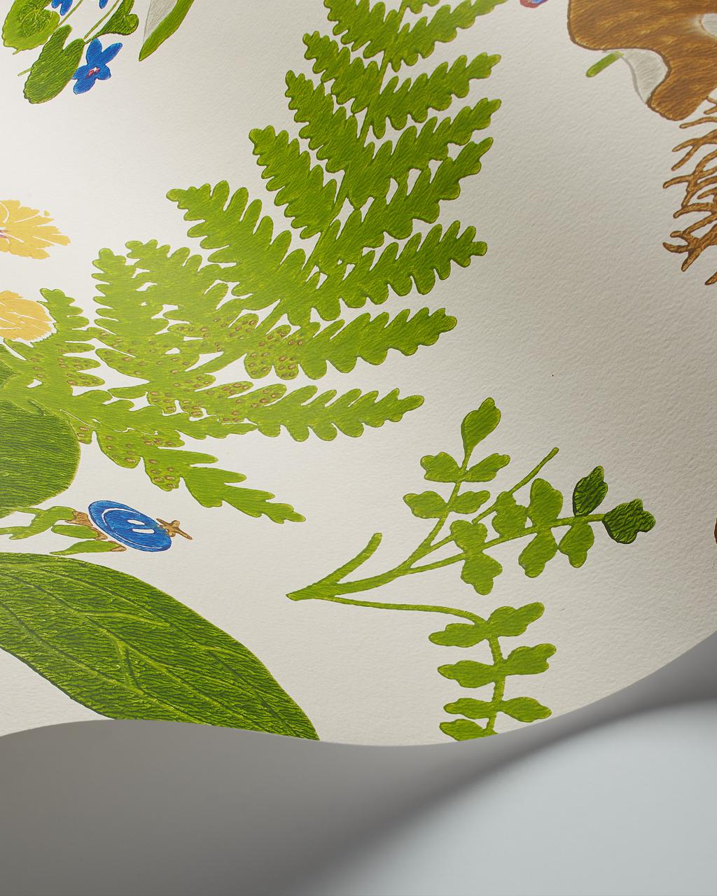 This pattern by Gocken Jobs was first designed for NK (the Nordic Company) and appeared at their great exhibition in 1945. The wallpaper is printed in our oldest surface-printing machine