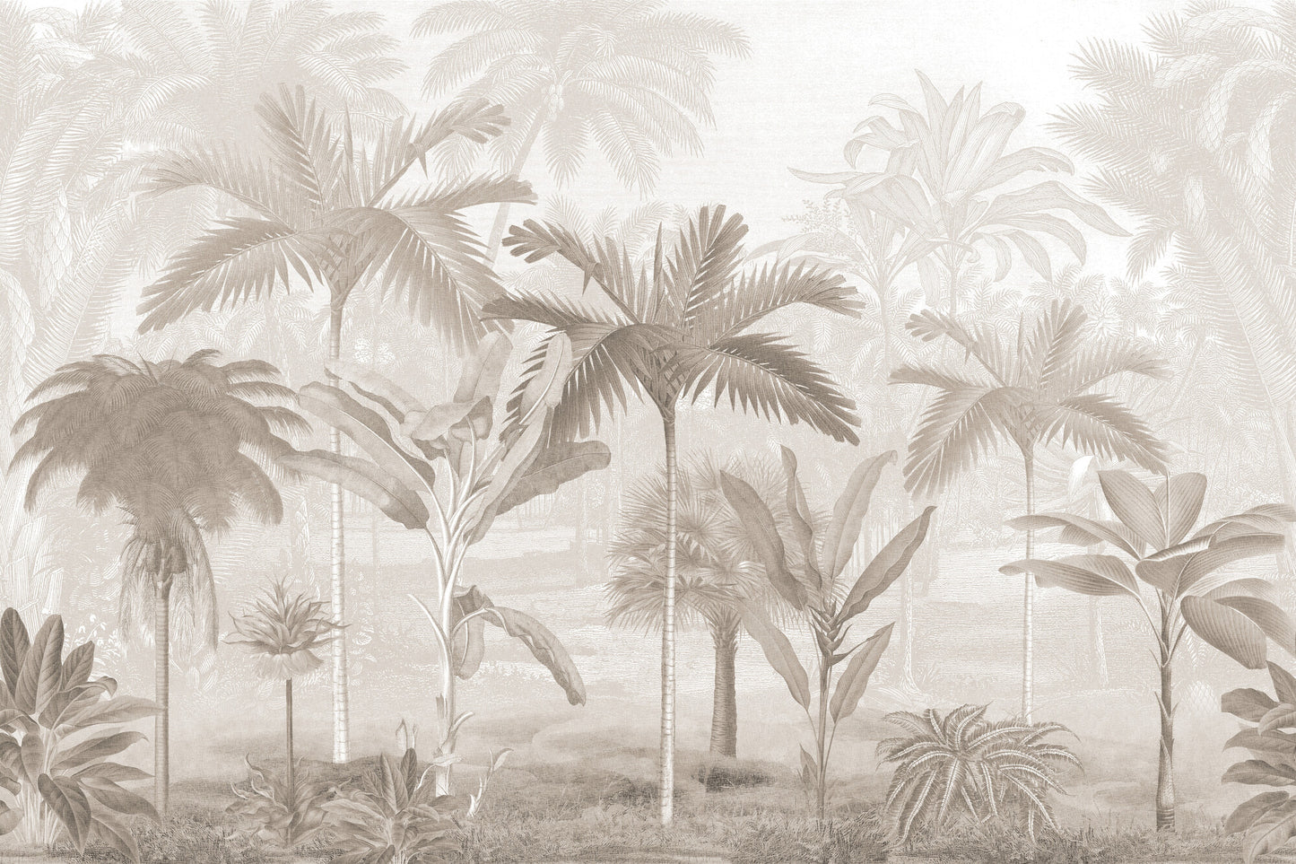 Vintage Palms - 9453W Mural