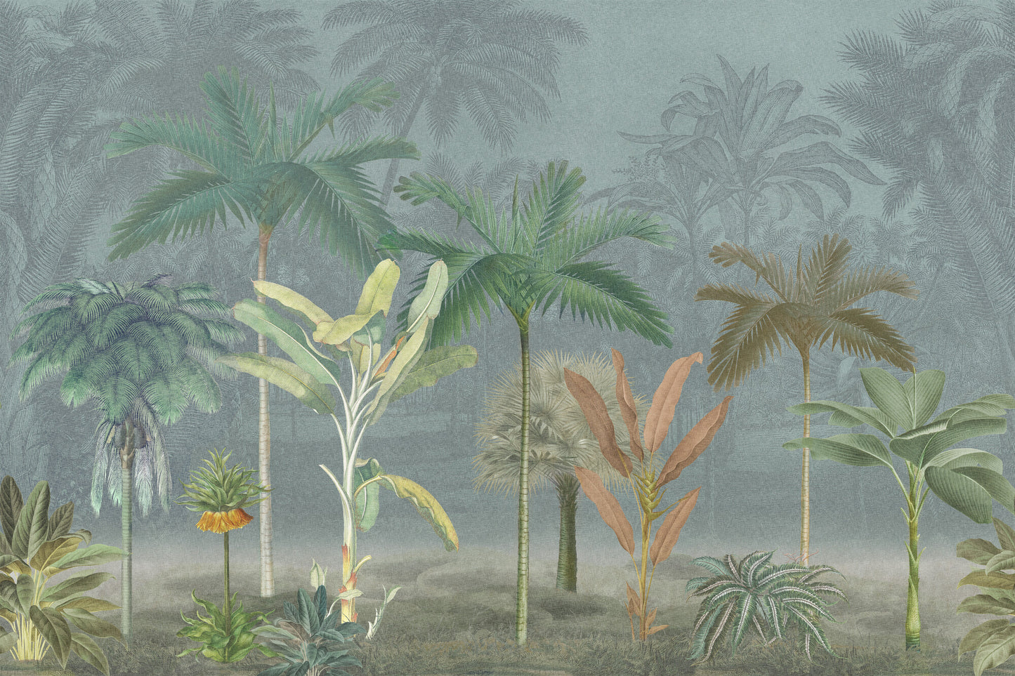 Vintage Palms - 9455W Mural