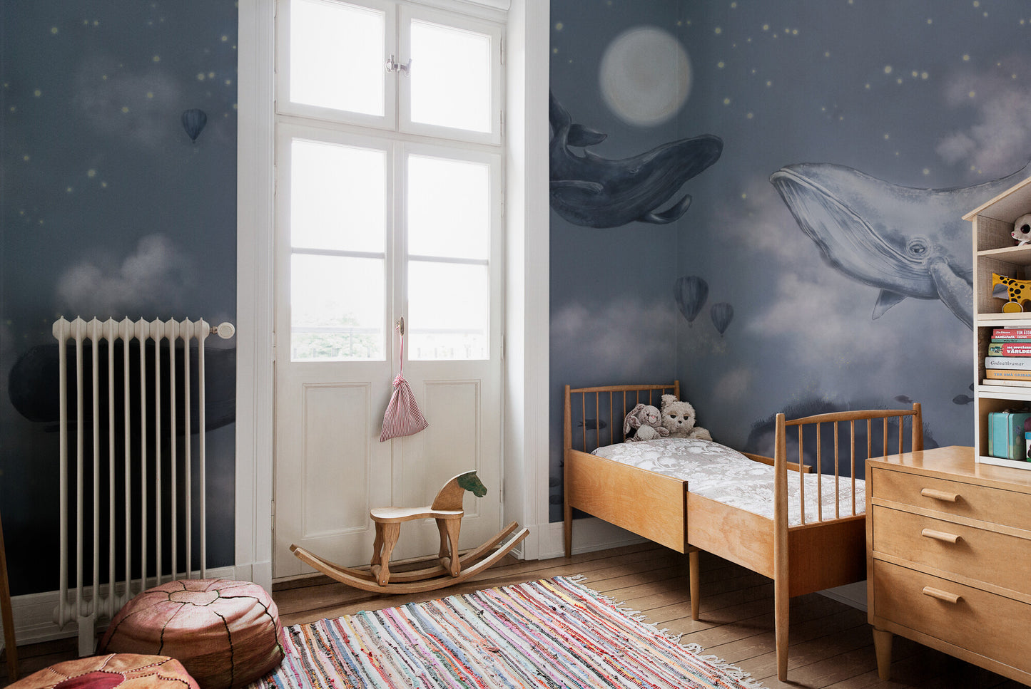 Whales in the Sky - 9457W Mural