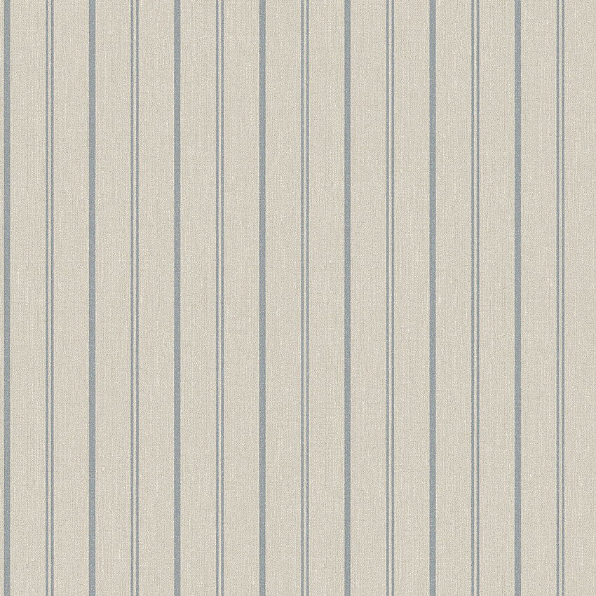 Woodland Stripe wallpaper is printed on our popular linen surface to create a tactile and cosy expression.