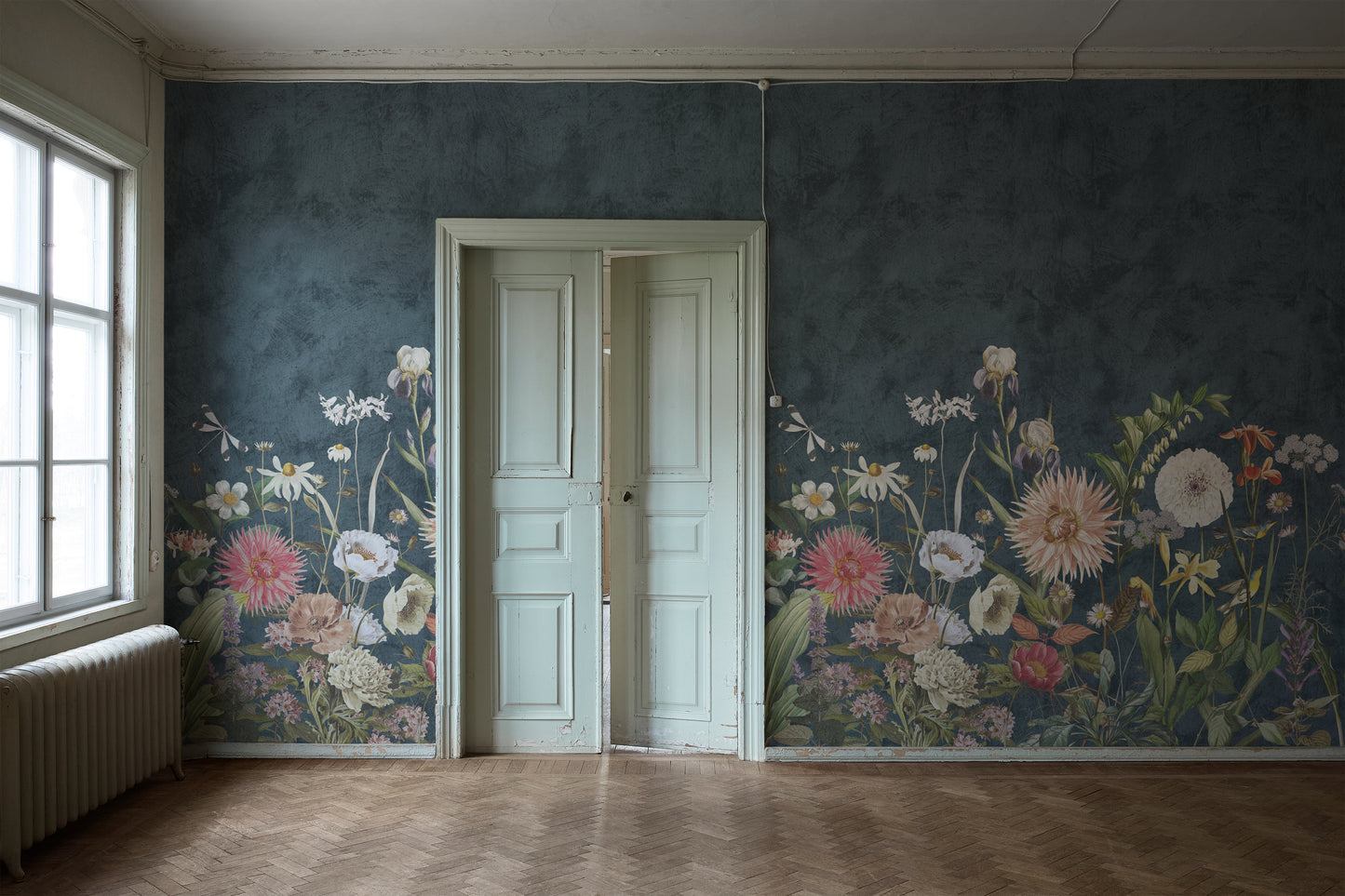 Dahlia - 9417W Mural