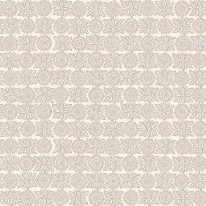  Soft and sophisticated, our Astrid wallpaper in subtle blue and beige tones creates a warm, textile effect that feels both natural and refined. 