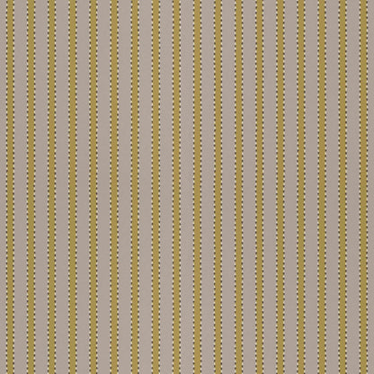 With inspiration from hand tacked textiles the ’stitches’ gives an edge to the stripes in this wallpaper design.