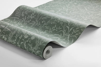 Colored in luscious dark green tones, our Florian wallpaper is the perfect mix of classic style, Scandinavian charm and modern expression.