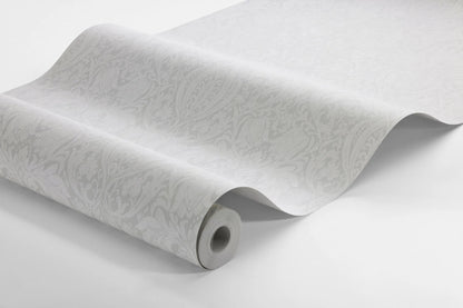 Transform your space with our Alba wallpaper in an on-trend palette of soft grey.