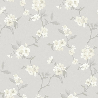 omantic and tranquil, our Marie wallpaper showcases mild natural hues of beige, cream and light grey to create a harmonious hygge haven.