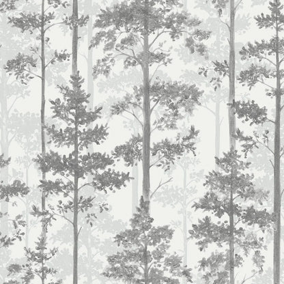 Colored in a subtle yet eye-catching black and white color scheme, our Ronja wallpaper oozes Scandinavian style and calm character. 