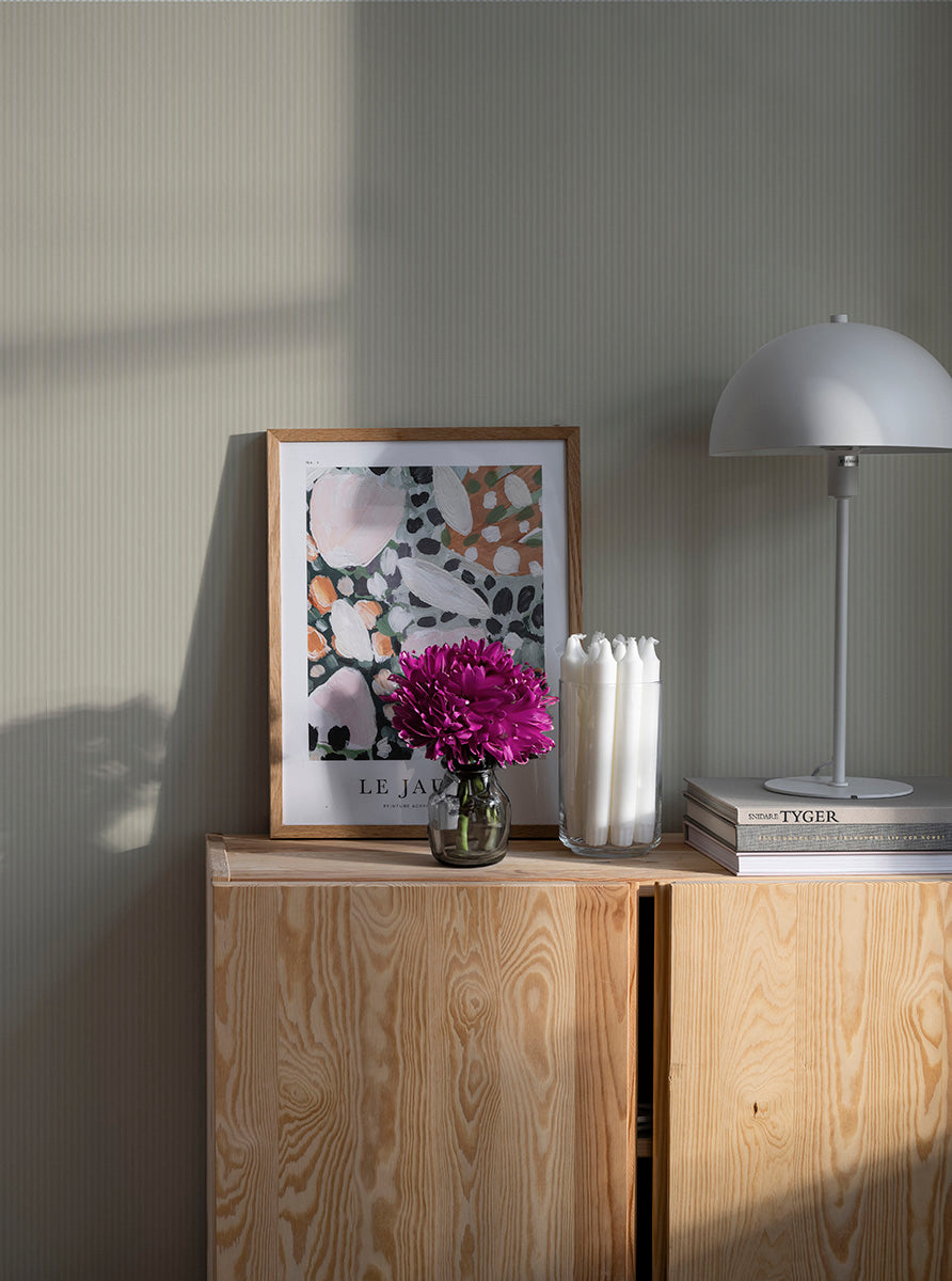 Arvid is a thin and soft striped wallpaper.