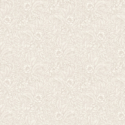 Emma is a timeless wallpaper pattern where flowers and leaves gently wind across the surface, creating a soft, blossoming feel on the wall. 