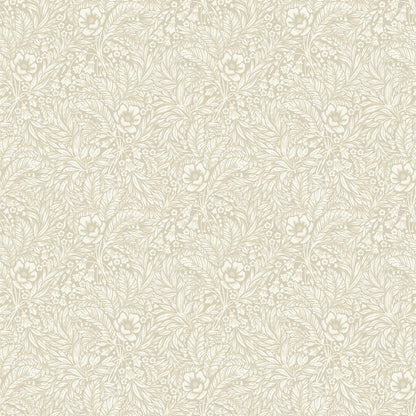 Emma is a timeless wallpaper pattern where flowers and leaves gently wind across the surface, creating a soft, blossoming feel on the wall. 