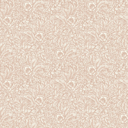 Emma is a timeless wallpaper pattern where flowers and leaves gently wind across the surface, creating a soft, blossoming feel on the wall.