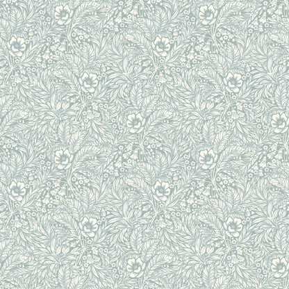 Emma is a timeless wallpaper pattern where flowers and leaves gently wind across the surface, creating a soft, blossoming feel on the wall. 