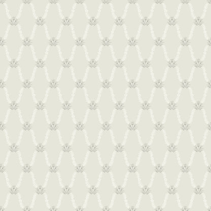 The beautiful Hedvig is both an organic and graphic wallpaper pattern. Small, stylized hand-painted bouquets are connected by swirling leaves, forming a harmonious and symmetrical whole.
