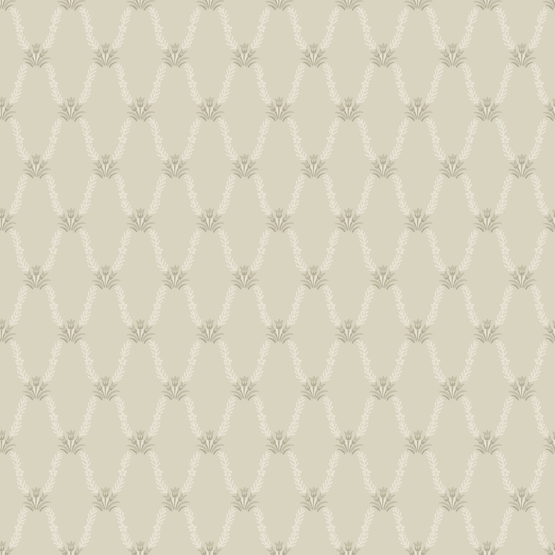 Our beautiful Hedvig is both an organic and graphic wallpaper pattern. 