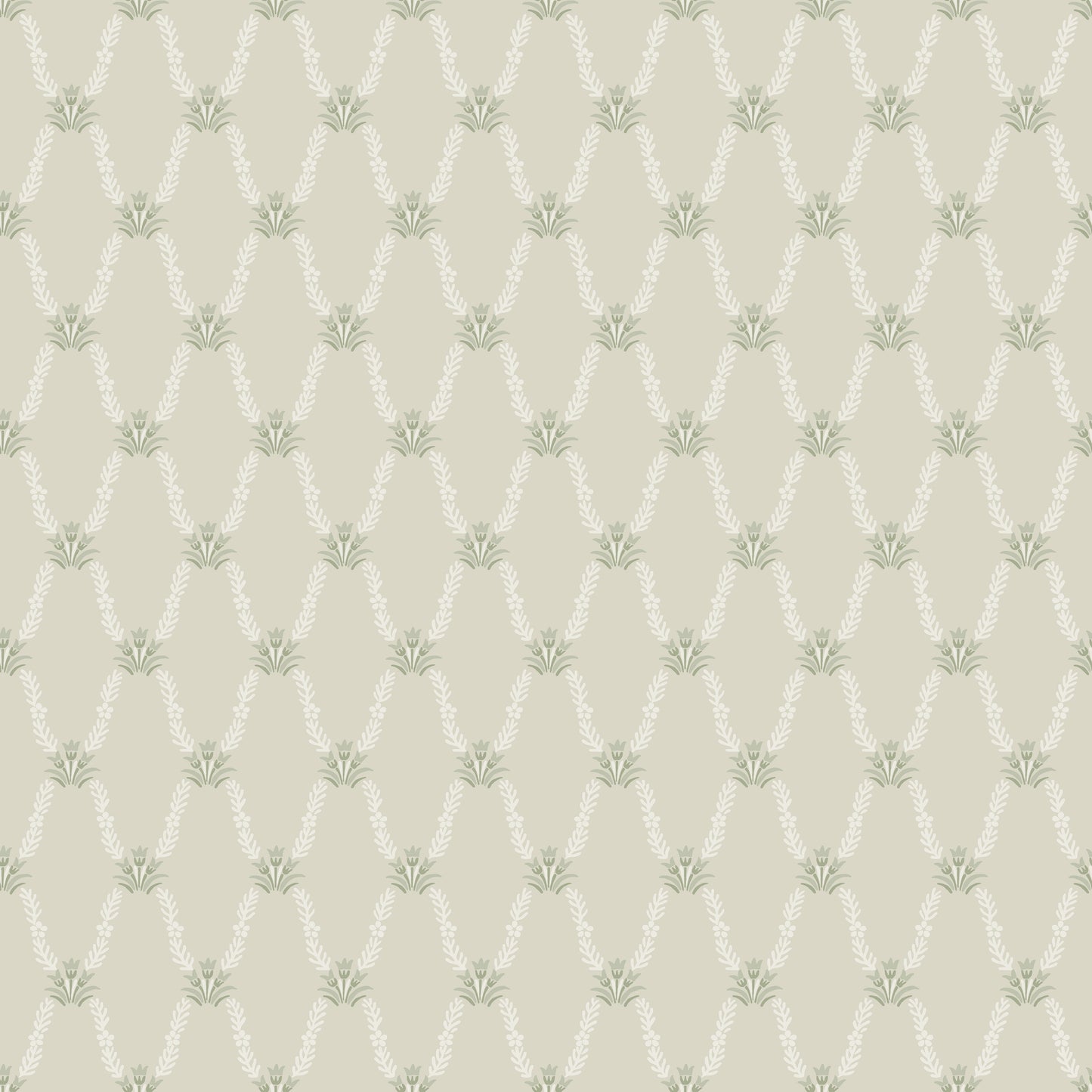 Our beautiful Hedvig is both an organic and graphic wallpaper pattern. 