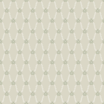 Our beautiful Hedvig is both an organic and graphic wallpaper pattern. 